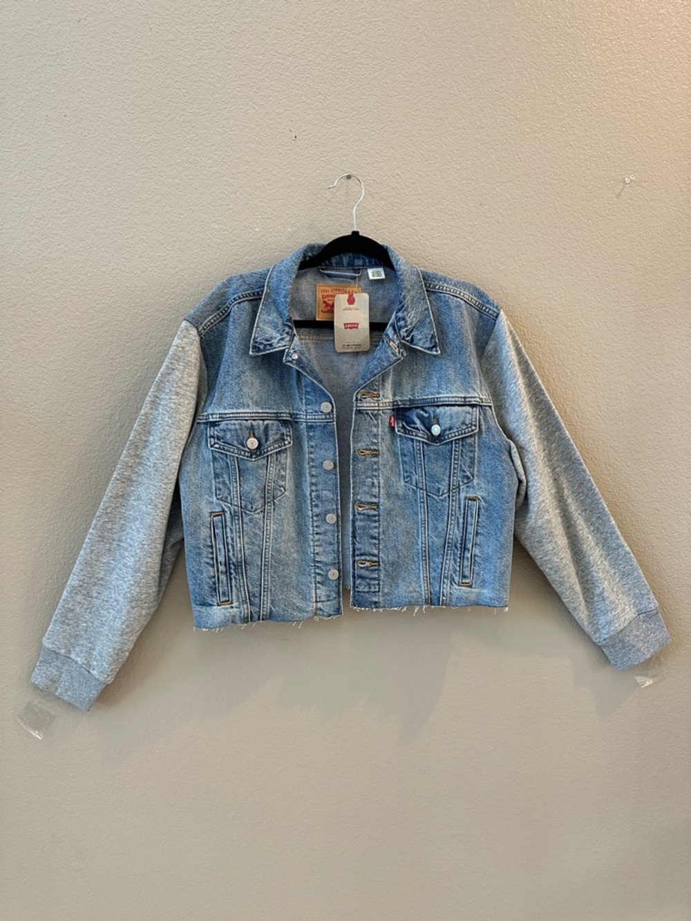 NWT Levi’s Ex Boyfriend Trucker jacket denim size XL